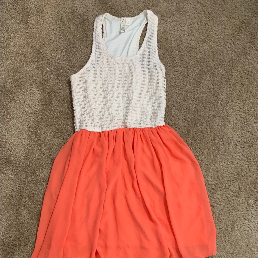 Two-tonned dress